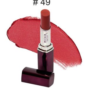 INCOLOR Red Mettalic 49 Lipstick 3.7 gm