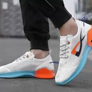 JK Port Sports Shoes for men White Men's Sports Running Shoes