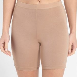 Jockey High Coverage Super Combed Cotton Concealed Waistband Stretch Shorties -1529