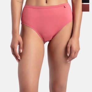 Jockey Pack of 3 High Coverage Super Combed Cotton StayFresh Hipster-1406