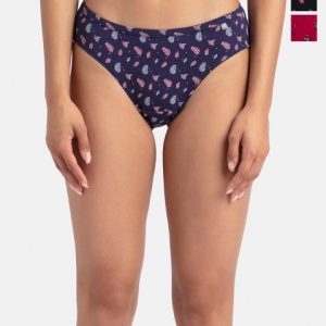 Jockey Pack of 3 Medium Coverage Super Combed Cotton StayFresh Bikini-1410