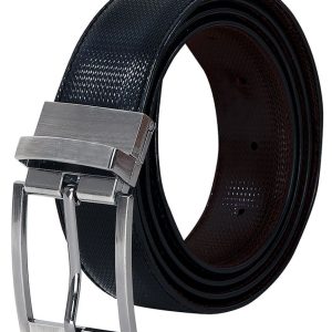 Leather World - Synthetic Men's Reversible Belt ( Pack of 1 )
