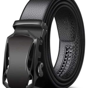 Loopa - Black PU Men's Casual Belt ( Pack of 1 )