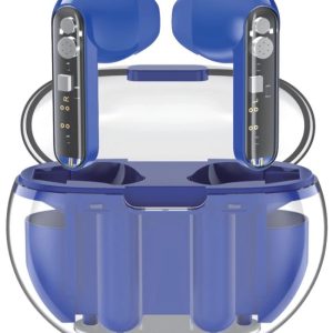 Neo BUTTERFLY Bluetooth True Wireless (TWS) On Ear 5 Hours Playback Active Noise cancellation IPX4(Splash & Sweat Proof) Blue