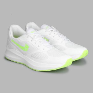 Richerson White,Green Men's Sports Running Shoes