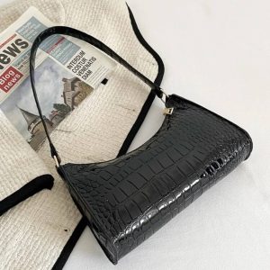 TCRAZY Shoulder Bag PU Set of 1 ( Black )