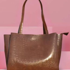 TCRAZY Shoulder Bag PU Set of 1 ( Brown )