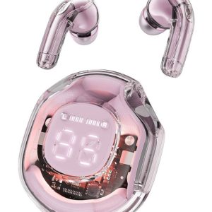 Tecsox Ultrapod Pro In Ear Bluetooth Earbuds | 5 Hr PlayTime | IPX4(Splash Proof) Powerfull Bass TWS-Bluetooth Headphone V 5.1 Pink
