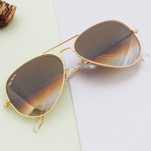 ted smith brown graded aviator sunglasses for men women|full rim & metal frame|medium to large face ( 58-14-140 )