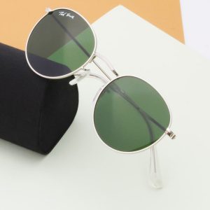 ted smith green round sunglasses for men women|full rim & metal frame|small to medium face ( 50-21-138 )