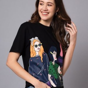 The Dry State Graphic Printed Cotton Oversize T-shirt