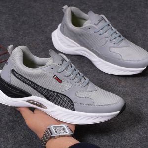 TrendWalk Shoes Casual Sneakers (GREY) Grey Men's Sneakers