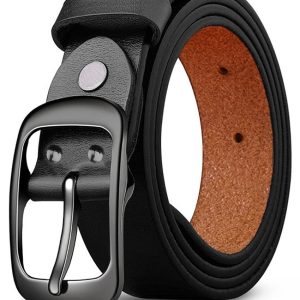 UrbanMark - Black 100% Leather Men's Formal Belt ( Pack of 1 )