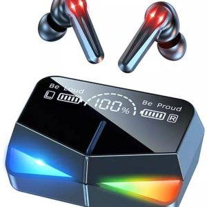 VEhop Power Gamo Bluetooth True Wireless (TWS) In Ear 30 Hours Playback Low Latency,Powerfull bass IPX4(Splash & Sweat Proof) Black