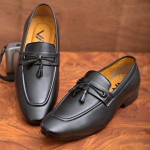 viv - Black Men's Mocassin Formal Shoes