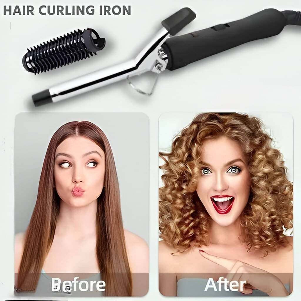 VTHIN 471 HAIR CURLER Black Hair Straightener